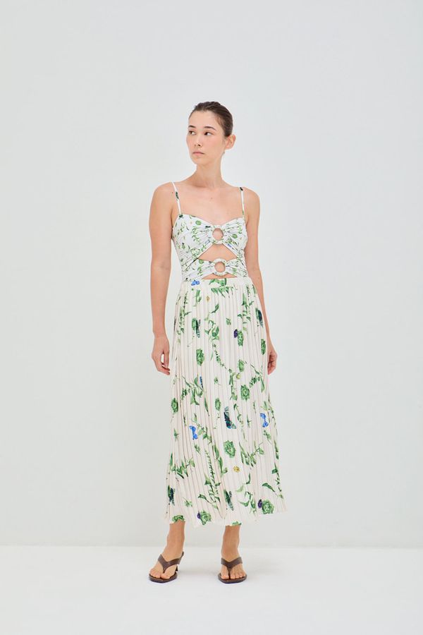 Saia-vicky-plissada-flora Saia-vicky-plissada-flora