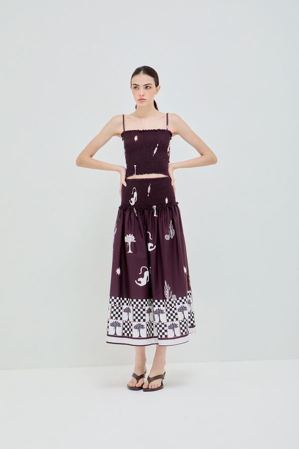 Saia-louise-bananeira-barrado-marrom Saia-louise-bananeira-barrado-marrom