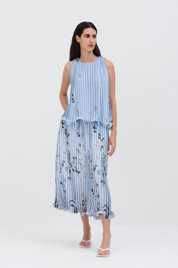 Saia-plissada-daydream-azul